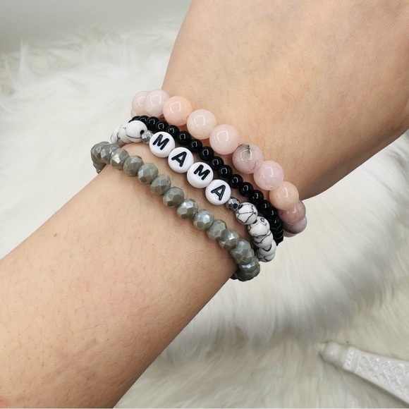 “Mama” Arm Candy Beaded Bracelet - Multicolored - Picture 6 of 6